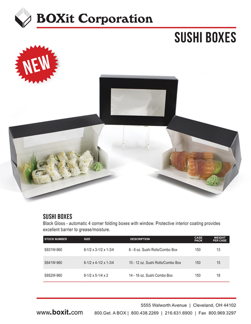 SUSHI BOXES